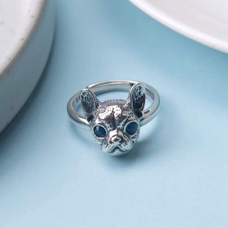  Nhẫn Bạc Thái Con Dog - NB789 