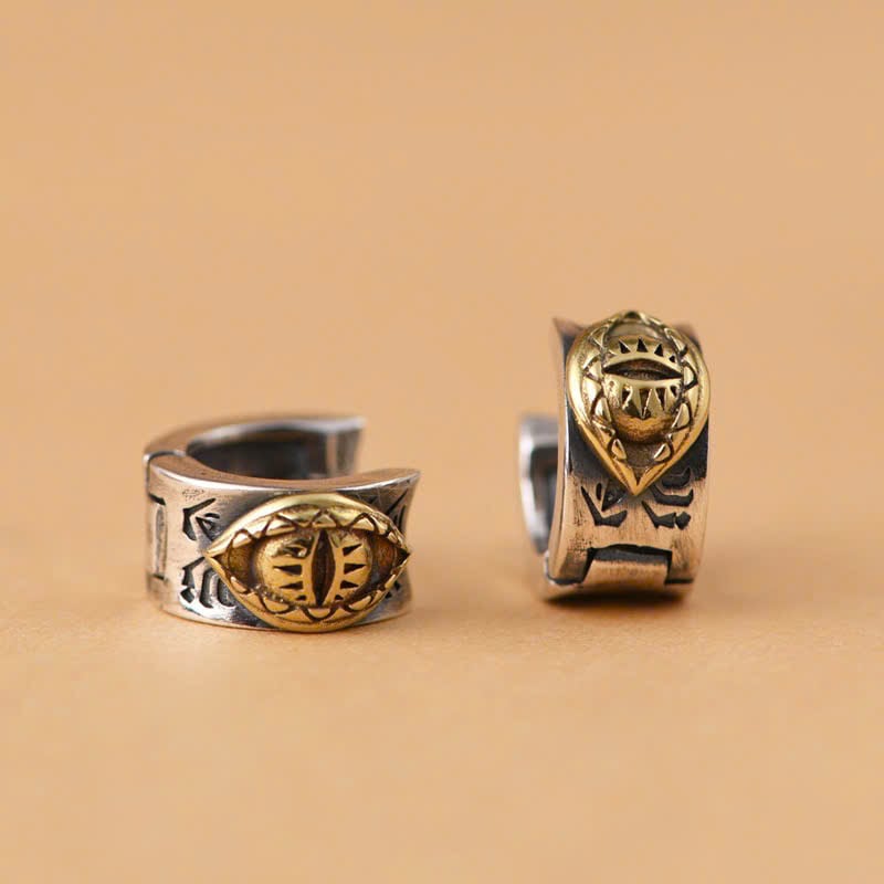  Khuyên Bạc Thái Mắt Thần Horus - KB106 (1 chiếc) 