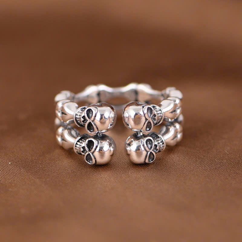  Nhẫn Bạc Thái Xương Đầu Lâu - NB788 