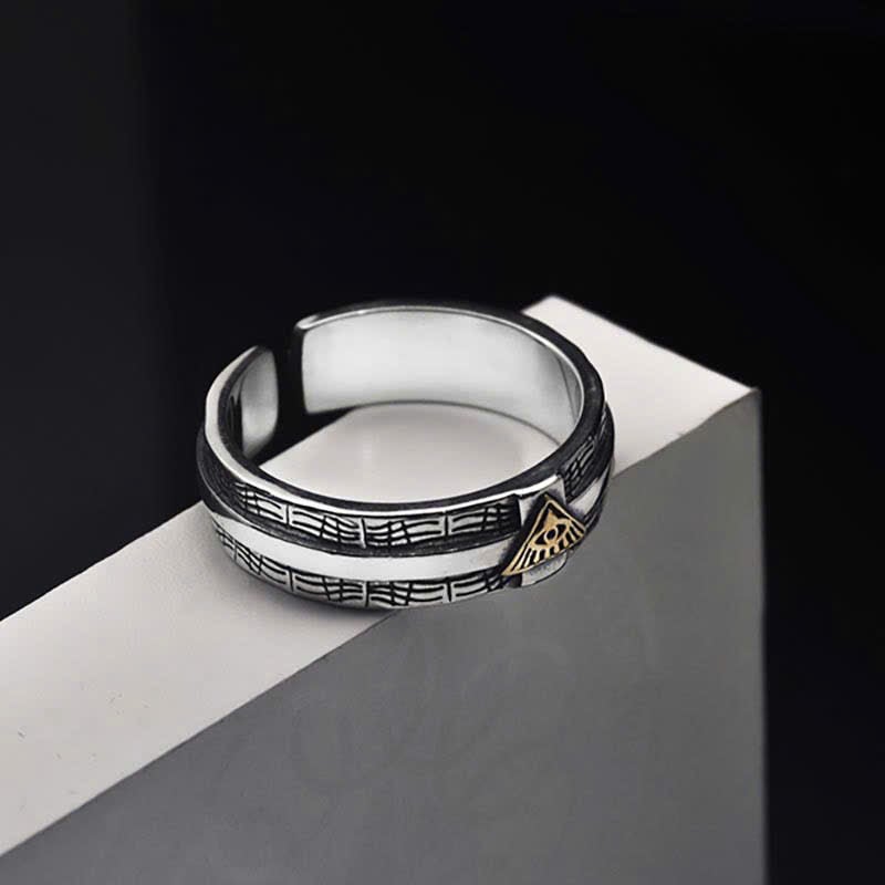 Nhẫn Bạc Thái Mắt Thần Horus - NB499