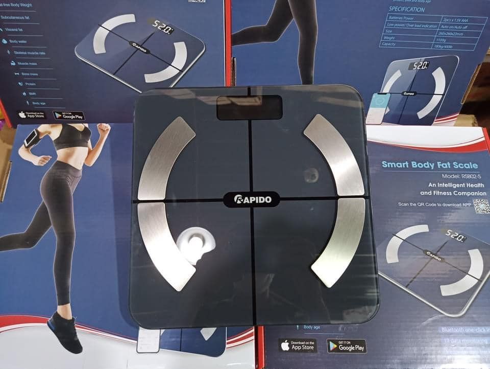 Cân sức khỏe thông minh Rapido RSB02-S (Có bluetooth) – shopkity.com