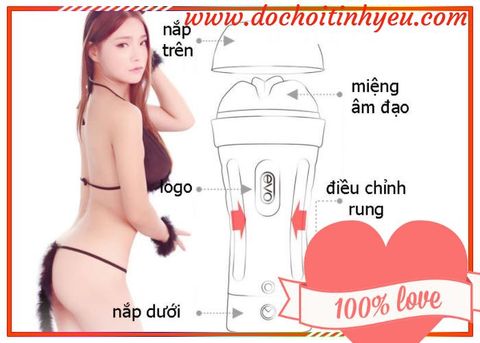 Đồ chơi người lớn dành cho nam giới - âm đạo giả cao cấp DEVO 5D pin sạc