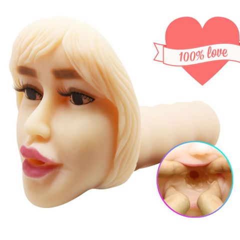 Âm Đạo Giả Mặt Búp Bê Cực Xinh Cho Anh Em Lên Đỉnh