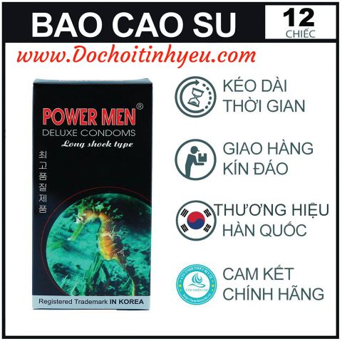 Bao cao su cá ngựa hàn quốc kéo dài thời gian quan hệ lâu nhất