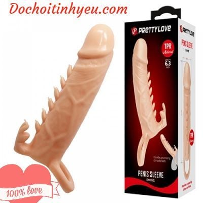 Bao cao su đôn dên gai khủng long có quai đeo