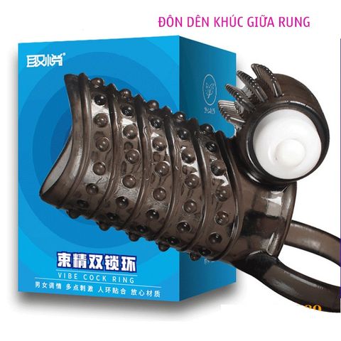 Bao cao su đôn dên khúc giữa có rung kích thích điểm G nữ