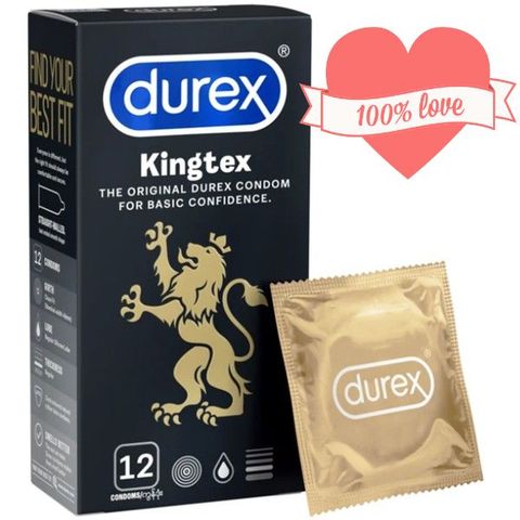 Durex kingtex (12 cái) giá bao nhiêu