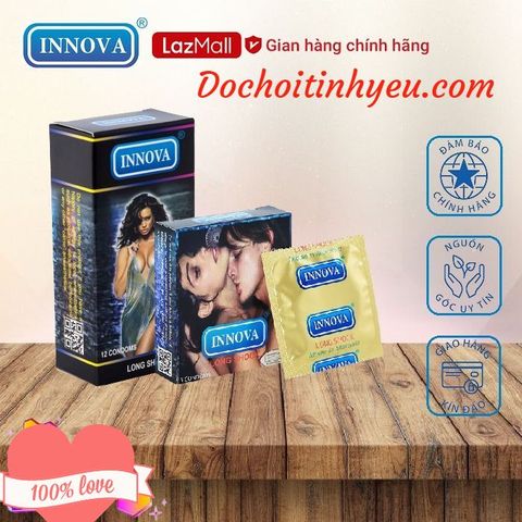 Bao cao su kéo dài thời gian quan hệ innova có gai nhỏ li ti