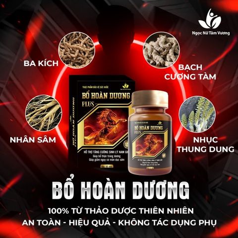 Bổ hoàn dương plus tăng sinh lý nam