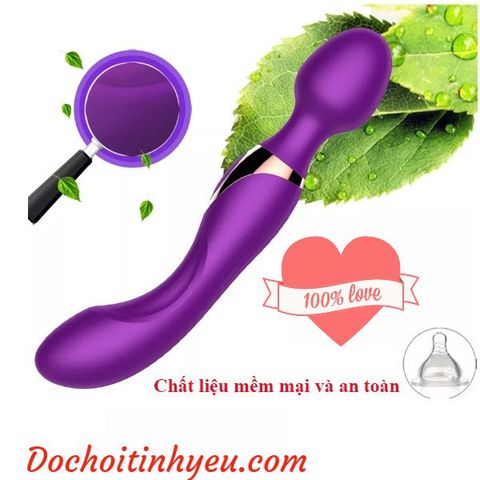 Chày rung tình yêu 2 đầu sạc điện rung mạnh kích thích bạn tình