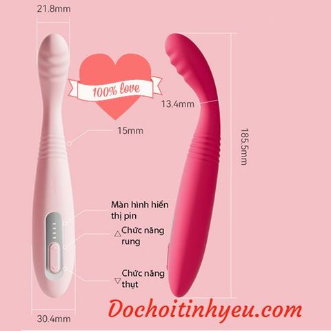 Dương vật giả mini kích thích điểm G Svakom Cici rung thụt cực phê