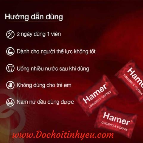Mua kẹo sâm hamer tại hà nội