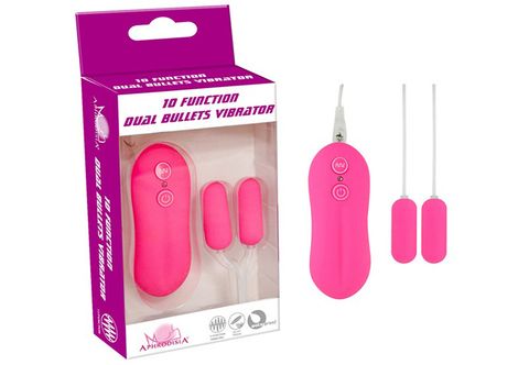 Trứng rung 2 đầu Dual Vibrator loại nhỏ mini 10 chế độ rung