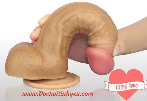 Dương vật Lovetoy hàng khủng đường kính 5 cm siêu mềm gắn tường