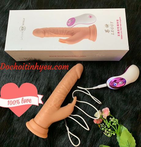 Dương vật giả cyberskin mềm mịn 10 cấp độ rung - chiến binh Thor