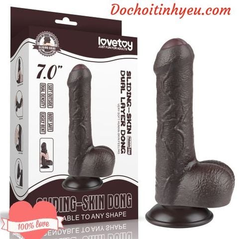 Dương vật giả Lovetoy 2 lớp gắn tường kích thích nữ cực sướng