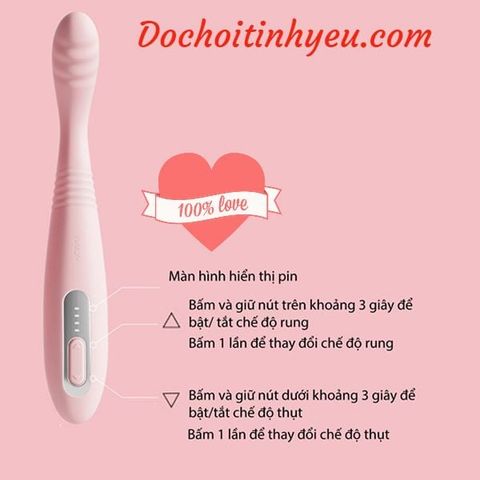 Dương vật giả mini kích thích điểm G Svakom Cici rung thụt cực phê