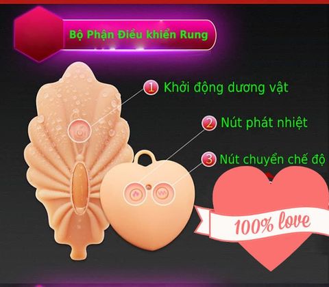 Dương vật giả Nato size nhỏ điều khiển từ xa cho nữ cực sướng