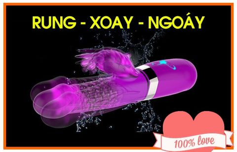 Dương vật giả cao cấp thiết kế xoay, ngoáy, thụt làm bạn gái sướng như điên