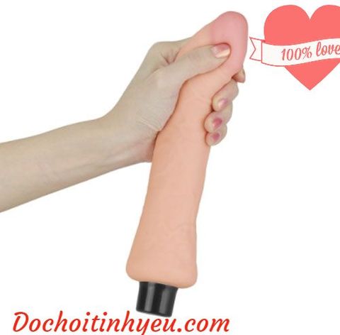 Dương vật Lovetoy Real siêu mềm size nhỏ 10 tần số rung