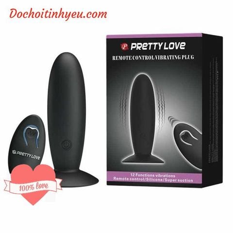 Máy rung hậu môn gắn tường điều khiển từ xa Preetty Love