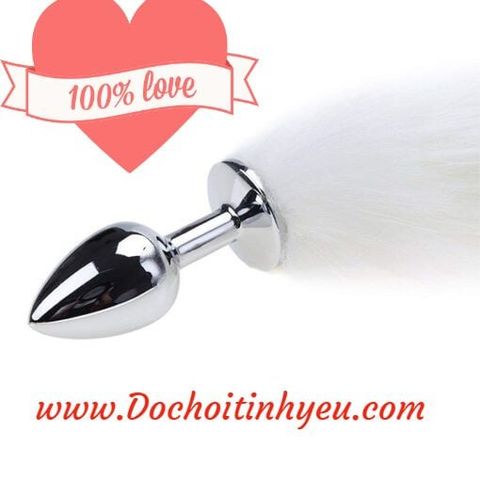 Sextoy đuôi chồn inox cắm lỗ hậu môn cực sướng