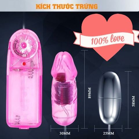 Sextoy trứng rung 2 đầu giá rẻ Baile