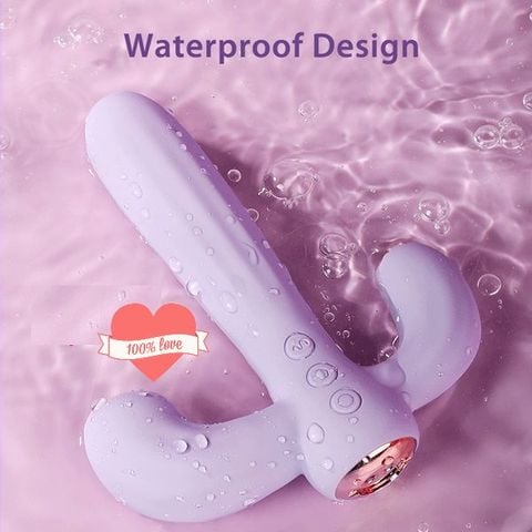 Svakom Bernice- máy rung bú mút 3 đầu kích thích hai lỗ cực phê