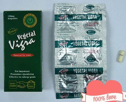 Thuốc uống chống xuất tinh sớm Viagra Vegetal thảo dược của Mỹ