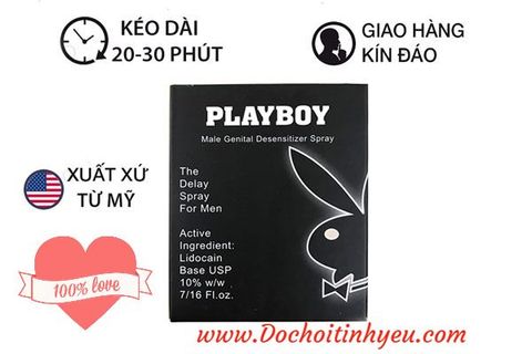 Thuốc xịt quan hệ lâu ra Playboy chính hãng của Mỹ