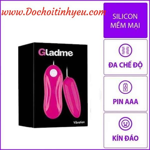 Trứng rung Gladme 1 đầu giá rẻ massage điểm G 12 chế độ