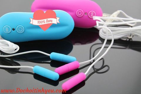 Trứng rung 2 đầu Dual Vibrator loại nhỏ mini 10 chế độ rung