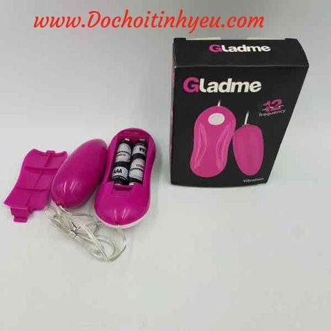 Trứng rung Gladme 1 đầu giá rẻ massage điểm G 12 chế độ