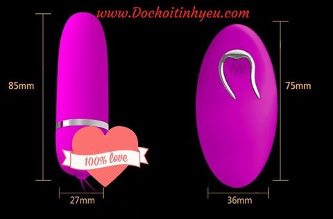 Trứng rung không dây Pretty love 10 chế độ loại nhỏ mini