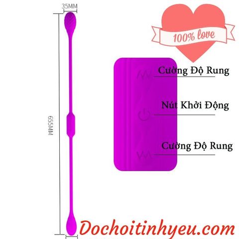 Trứng Rung Mini Hai Đầu siêu mạnh Pretty Love cho nàng lên đỉnh