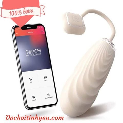 Trứng rung thụt cao cấp Svakom Aravinda điều khiển qua app