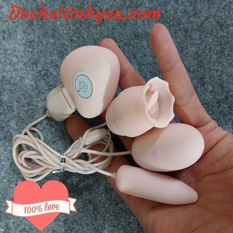 Trứng Rung Tình Yêu Toyjoy 3 Đầu Siêu Kích Thích