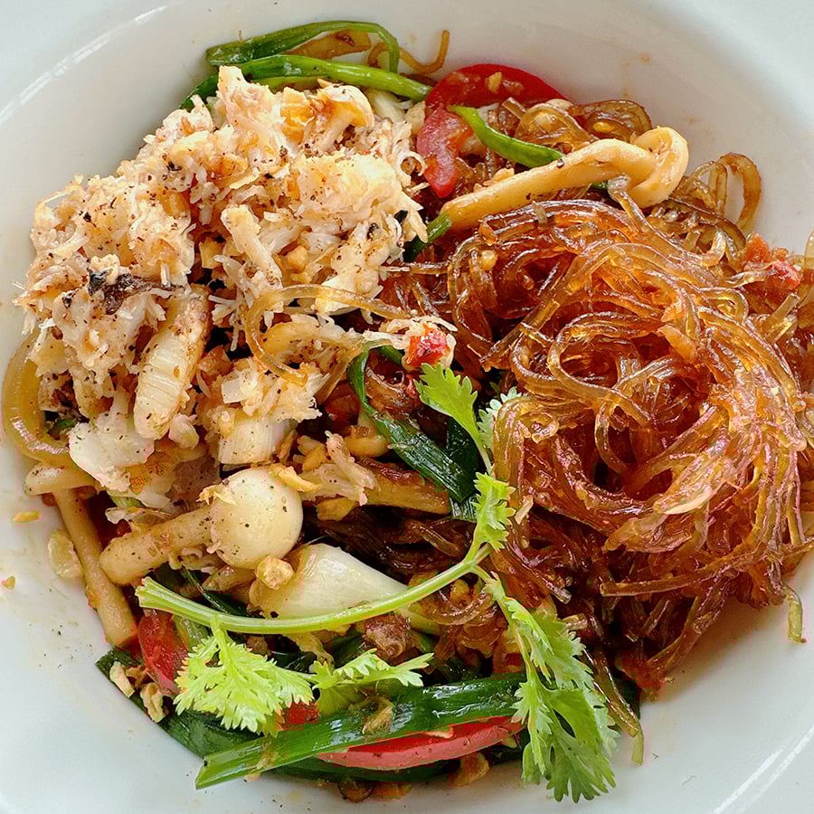  Miến Thịt Cua Xé Sốt X.O 