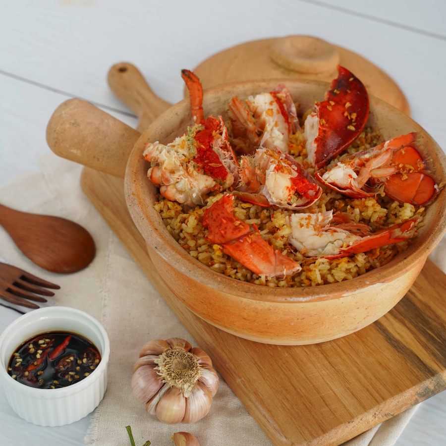 Cơm Tôm Hùm Alaska Fresh Chiên Tỏi – Lobster Bay