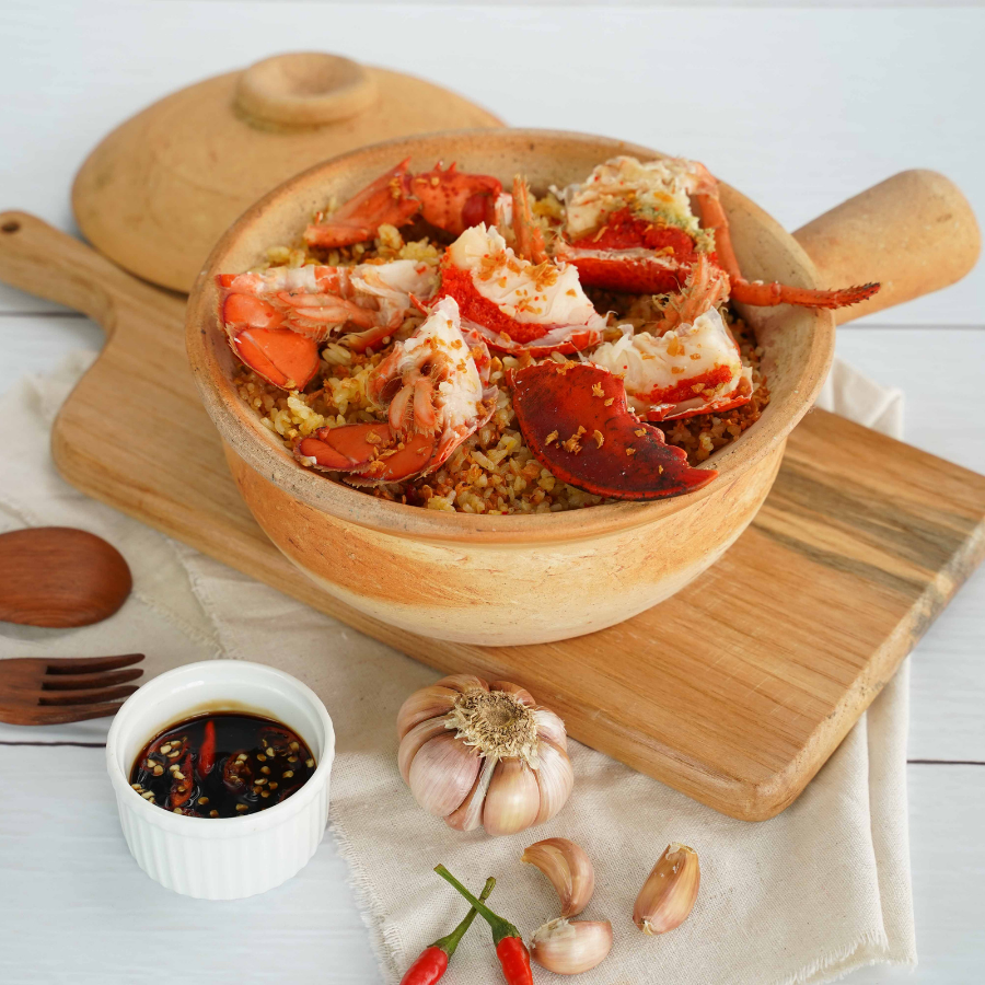 Cơm Tôm Hùm Alaska Fresh Chiên Tỏi – Lobster Bay
