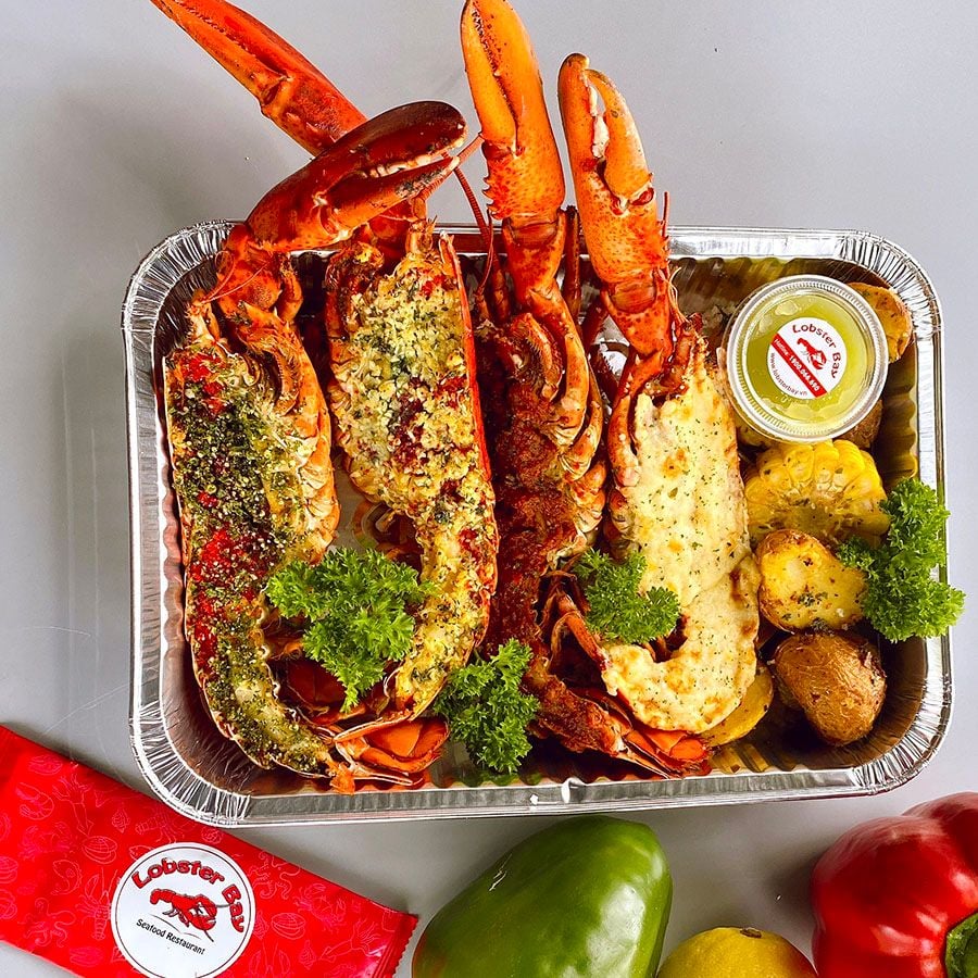 TÔM HÙM ALASKA  NƯỚNG 4 VỊ (COOK LOBSTER)