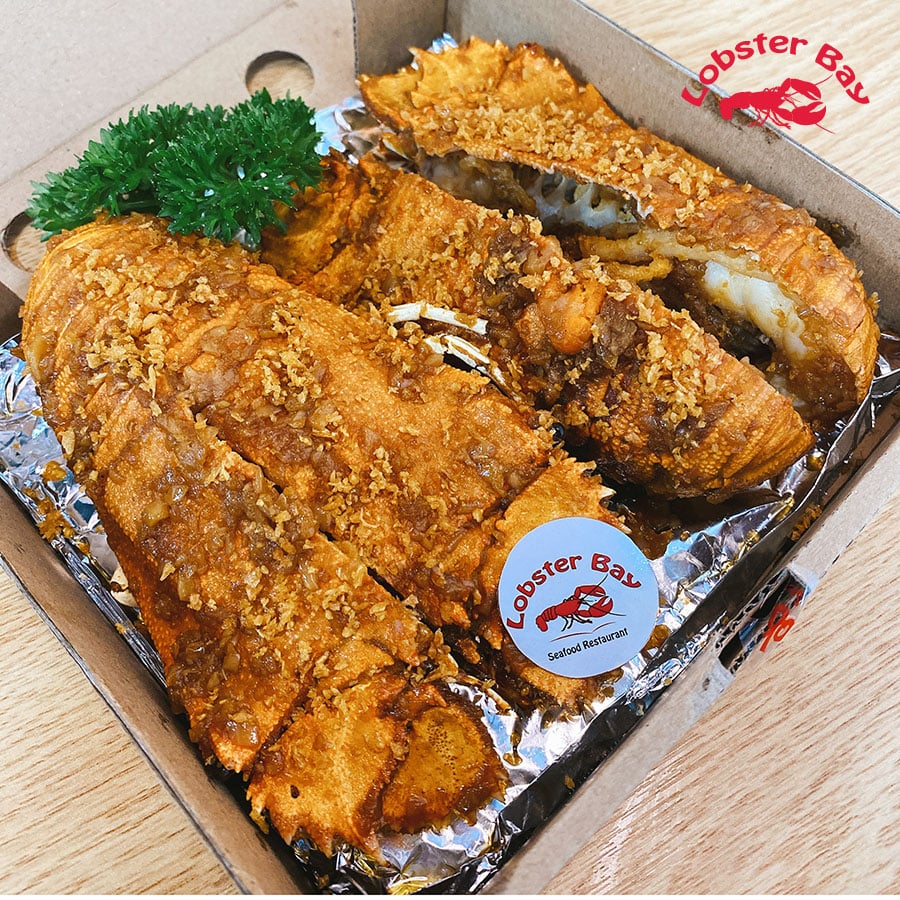  Tôm Mũ Ni Cháy Tỏi 