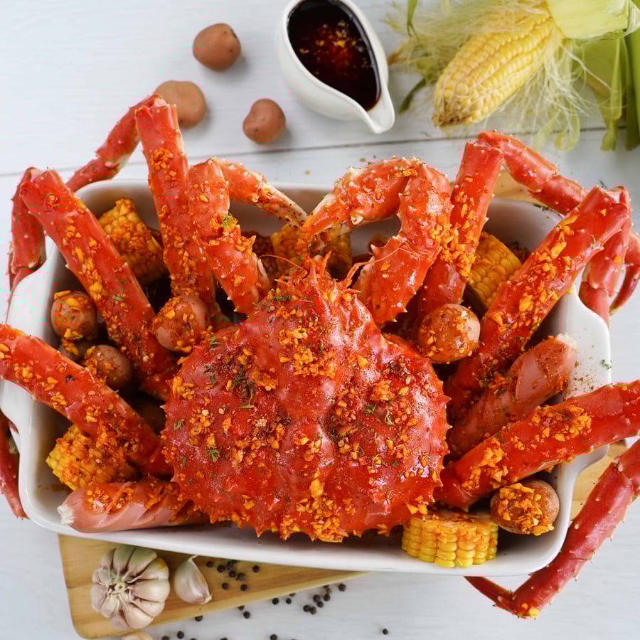  Cua KingCrab Chế Biến Sốt 
