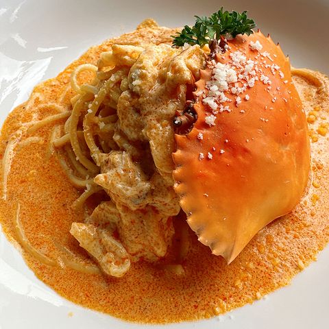 Mì Ý Cua Sốt Gạch Cua