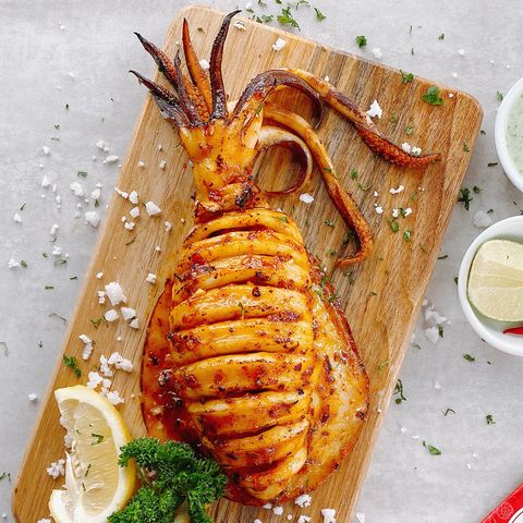 MỰC LÁ NƯỚNG BBQ