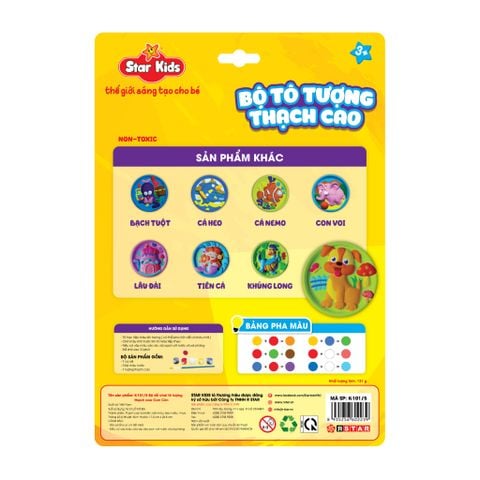  BỘ ĐỒ CHƠI TÔ TƯỢNG CON CÚN (K-101/5) 