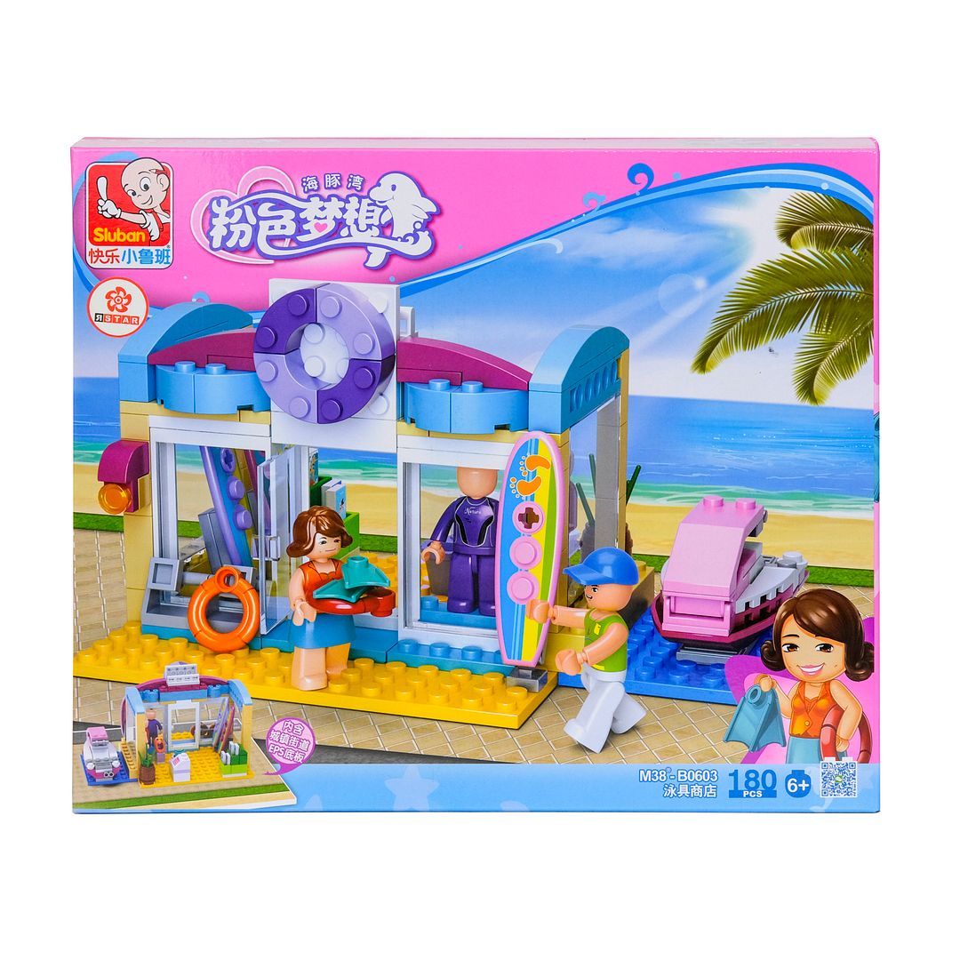 M38-B0603 Bộ đồ chơi lắp ráp Cửa hàng bãi biển