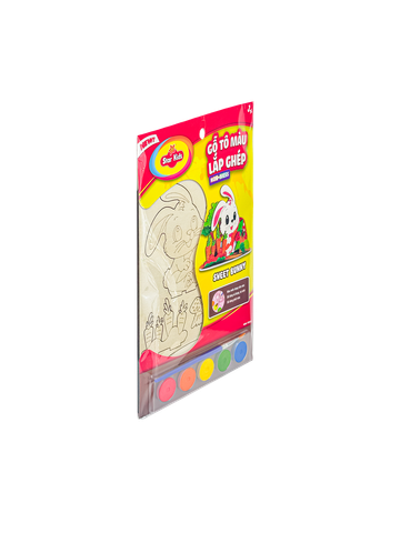  K-255/2 Bộ đồ chơi Gỗ tô màu lắp ghép 