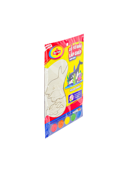  K-255/1 Bộ đồ chơi Gỗ tô màu lắp ghép 