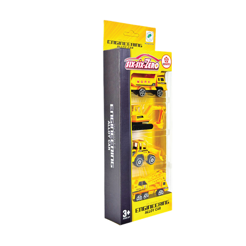  660-A141 Bộ đồ chơi mô hình Xe công trình ( 4 chiếc ) 